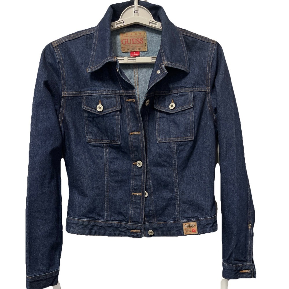 Guess Jeans Unisex Workwear Denim Jacket Sz Large